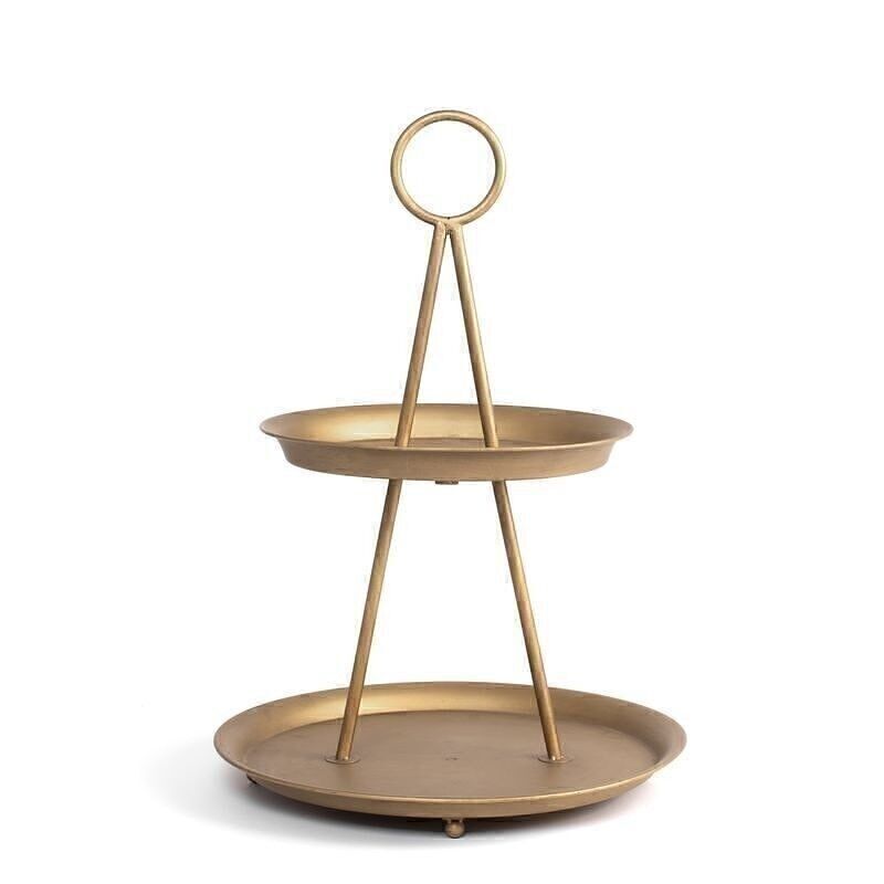 BANDEJA 2 NIVELES ORO ENVEJECIDO HH282853