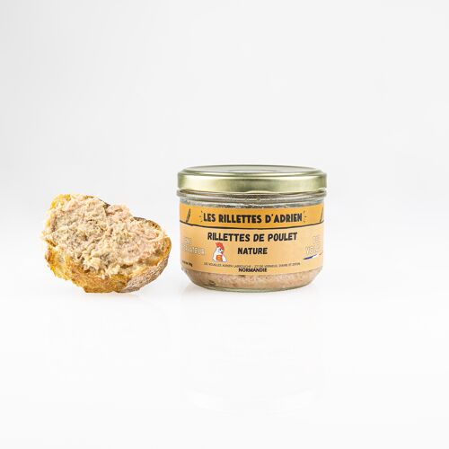 Rillettes de poulet nature de Normandie