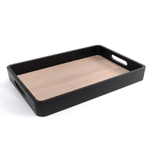 BANDEJA 34X24 EFECTO BAMBU NEGRO HH22212770