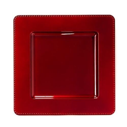 BANDEJA DECORATIVA ROJO HH30512216