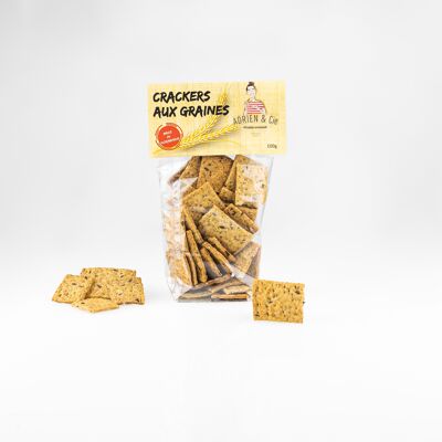 Normandy crackers with seeds