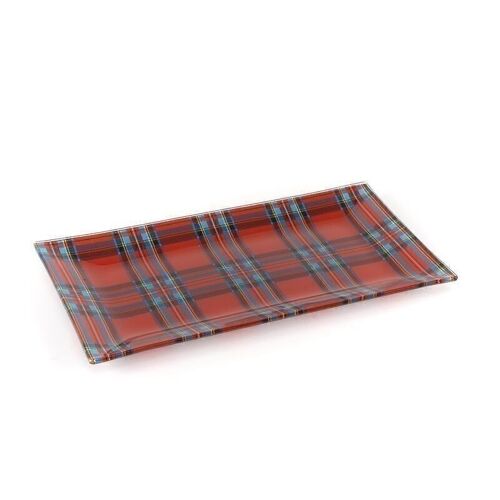 BANDEJA RECTANGULAR CUADRO TARTAN M HH30513192