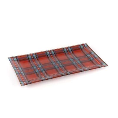 BANDEJA RECHTECKIGER CUADRO TARTAN M HH30513192