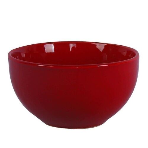 BOL 510ML PORCELANA ROJO HH30512363