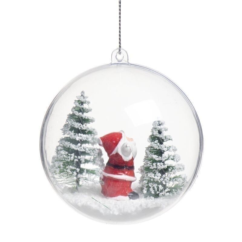 BOLA CON PAPA NOEL 8CM HH3046235