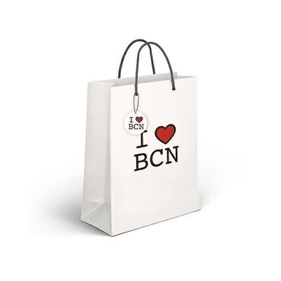 BOLSA PAPEL S I LOVE BCN HH2185405