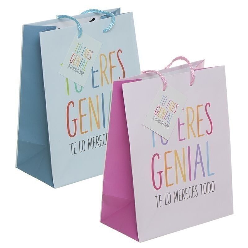 BOLSA PAPEL XL TU ERES GENIAL 2C HH2185322
