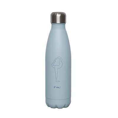 BOTELLA ACERO INOX. 500ML YOGA AZUL HH293934