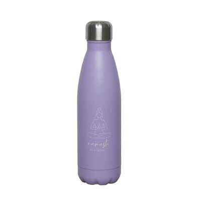 BOTELLA ACERO INOX. 500ML YOGA LILA HH293932