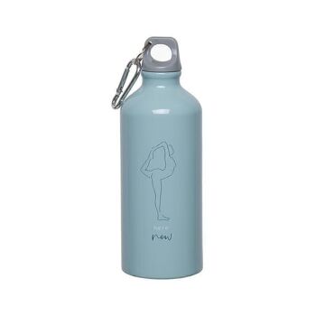 BOUTEILLE ALUMINIO 600ML YOGA AZUL HH287998