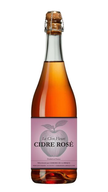 Cidre Rosé - Le Clos Fleuri 1