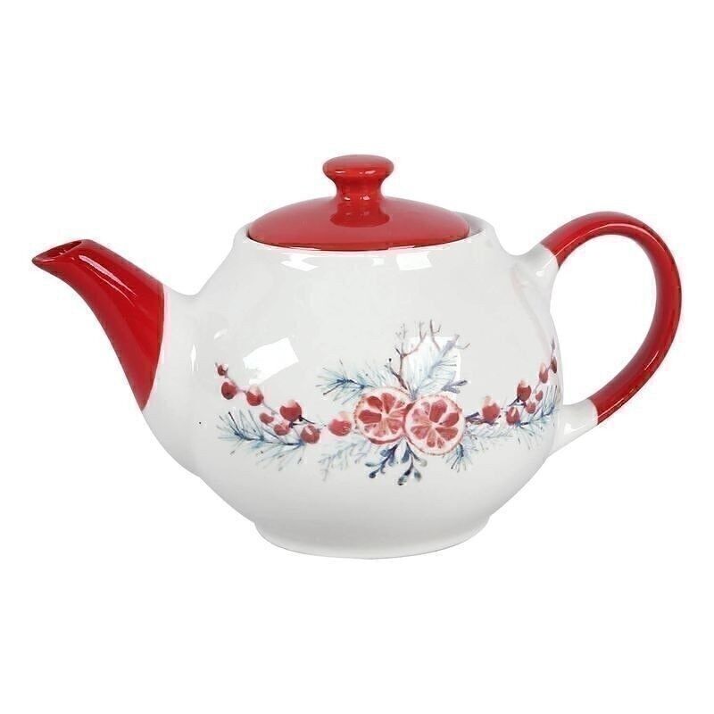 CAFETERA TETERA 900ML PORCELANA FRANJA ESTAMPADA HH30512372