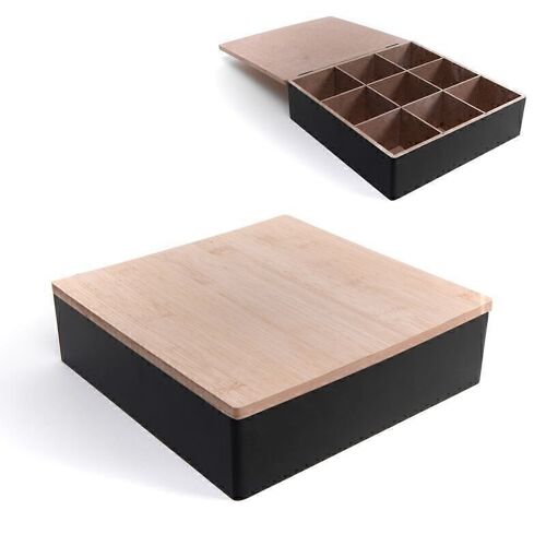 CAJA 9 DPTOS. EFECTO BAMBU NEGRO HH22212778