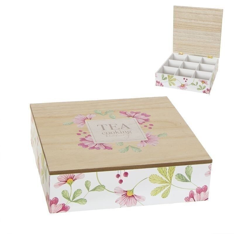 CAJA CON 9 DPTOS FLORAL MARKET HH2182823