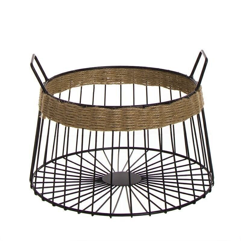 CENTRO METAL CON JUTE NEGRO HH2836370