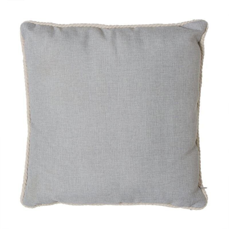 COJIN 42X42 BORDE CUERDA GRIS CLARO HH23481430