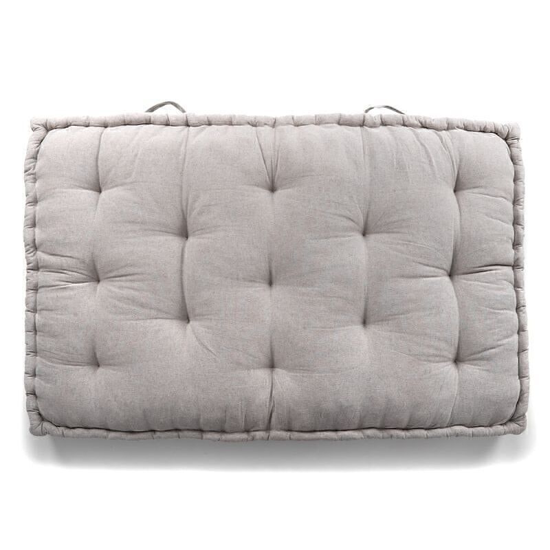 Bodenkissen 120x80 Capitone Grau HH3051577