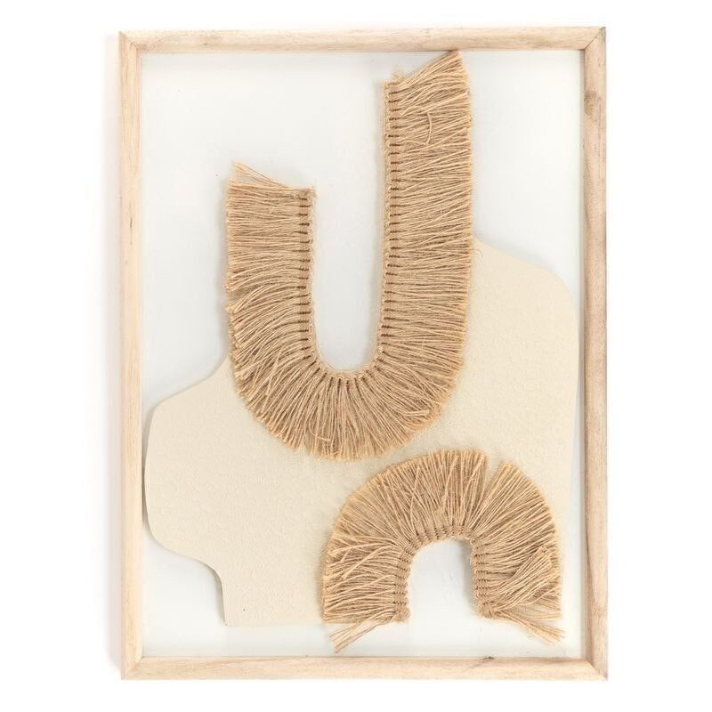 CUADRO 30X40 FIBRA NATURAL HH2540353