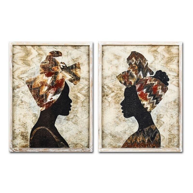 QUADRO MARCO MADERA 45X60 AFRICA 2M HH2365817