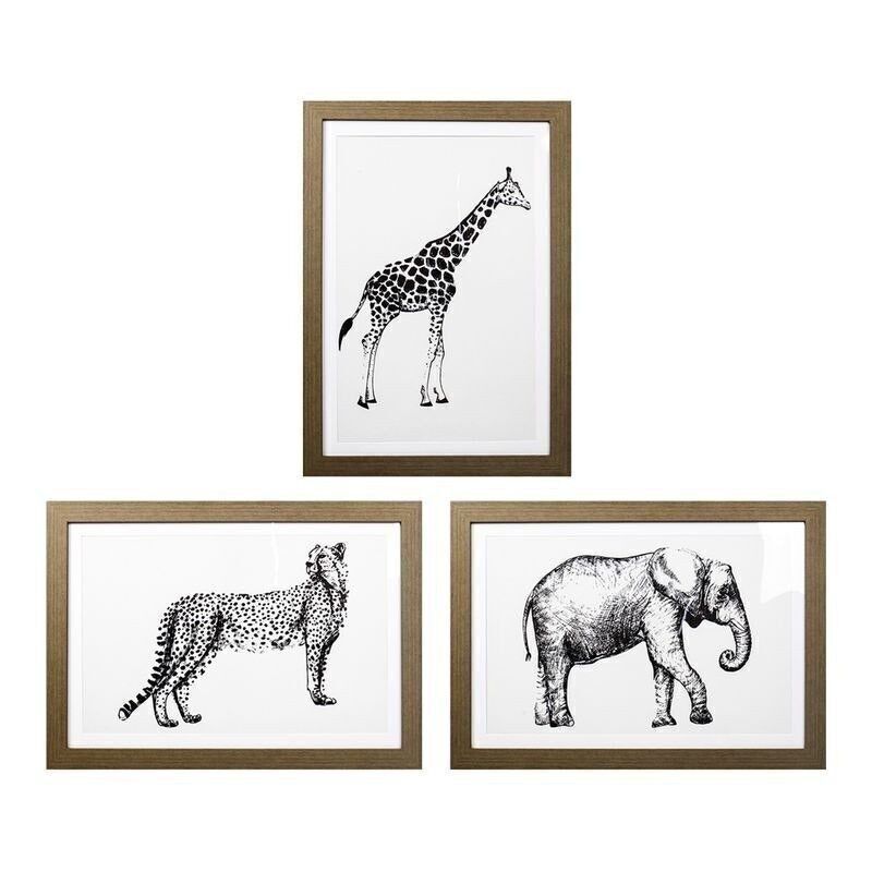 QUADRO MARCO MADERA 50X70 SAFARI 3M HH2365764