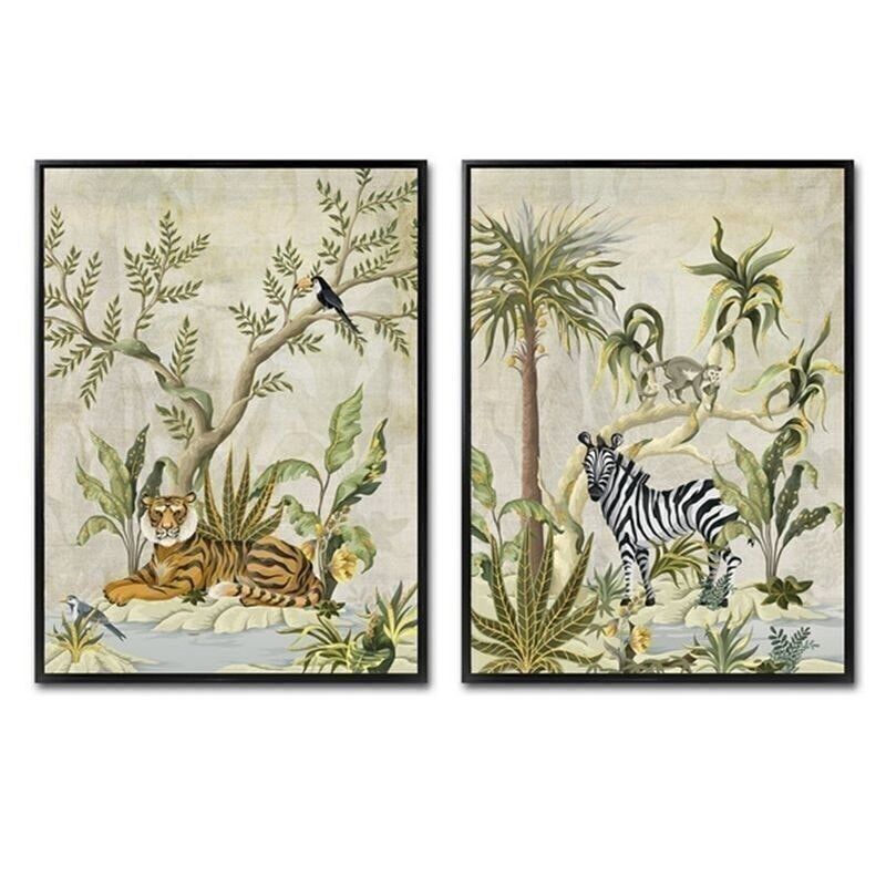 CUADRO MARCO ORO 45X60 SELVA 2M HH2365877