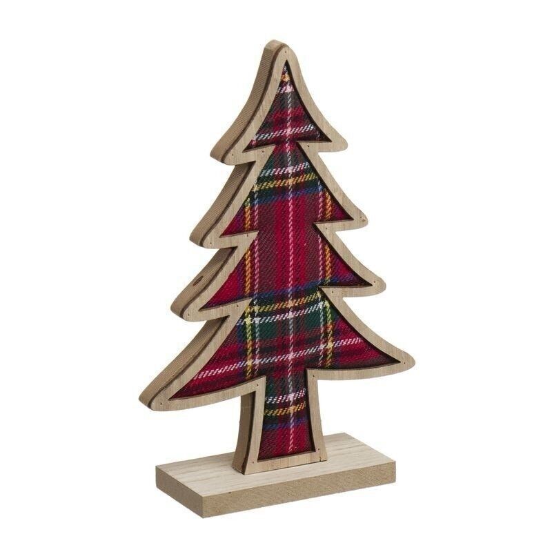 DEKORATION ARBOL TARTAN HH3046411