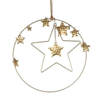 DÉCORATION PARED ESTRELLAS ORO HH2915245