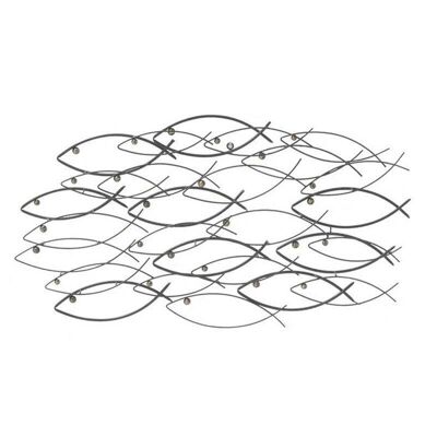 DECORACION PARED METAL PECES HH304419