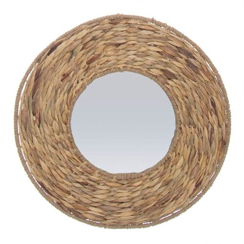 ESPEJO 50CM FIBRA NATURAL HH2759255