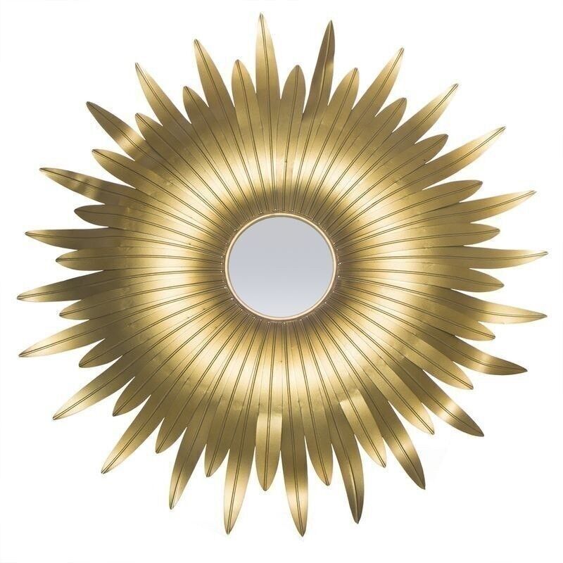 ESPEJO PARED 73CM SOL ORO HH282830