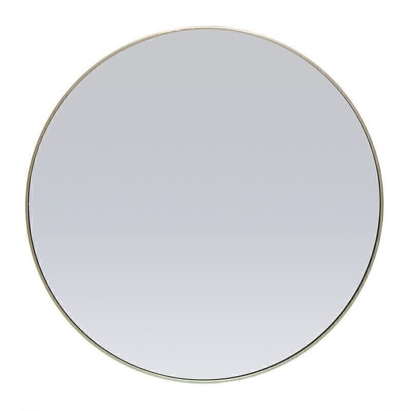 ESPEJO PARED 90CM REDONDO ORO HH294734