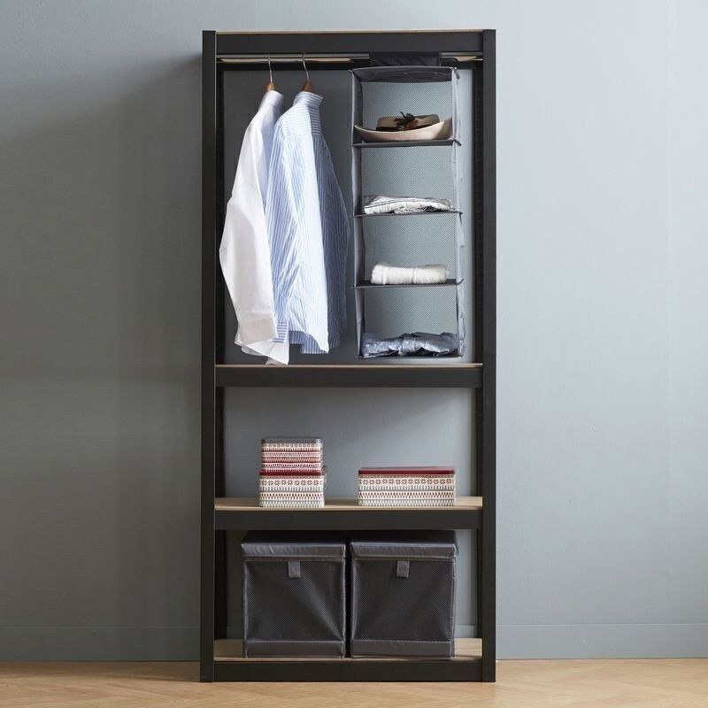 MODULAR-REGAL 4-FACH-STÄNDER SCHWARZ HH292502