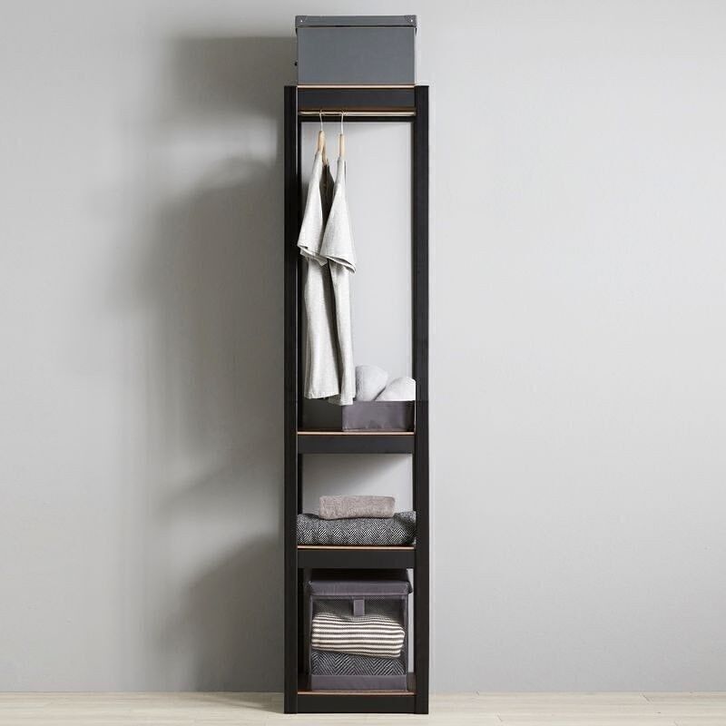 MODULARER SCHRANK 5 STÄNDER SCHWARZ HH292506