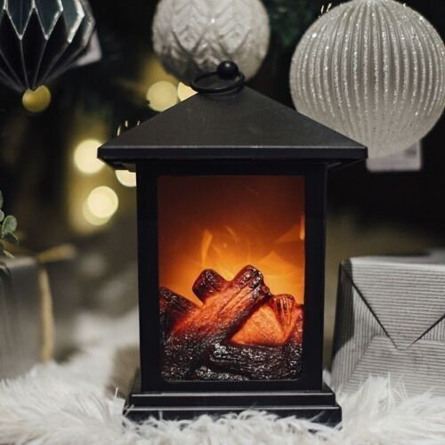 FAROL EFECTO CHIMENEA CON LUZ  3xAA HH3046263