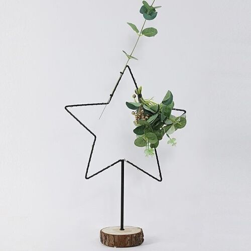 FIGURA ESTRELLA EUCALYPTUS 15 LEDS 3XAAA HH30512908