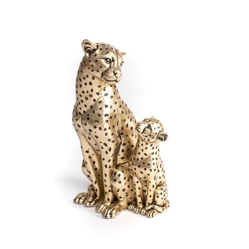 FIGURA LEOPARDOS ORO HH301735