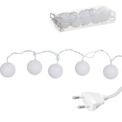 GUIRNALDA 10 BOLAS LED BIANCHE HH22212067