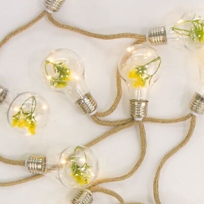 BOMBILLE GUIRNALDA 165CM 10 LED 3XAA HH3051731