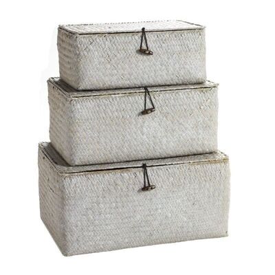 JGO. DE 3 CAJAS RETT. BIANCO HH269405