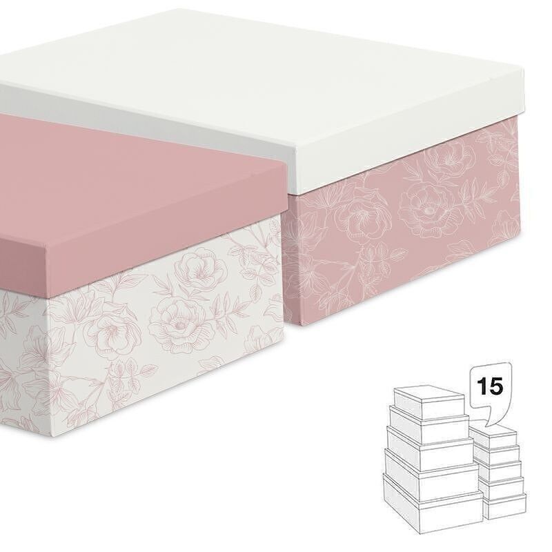 JUEGO 15 CAJAS FLORES 2M HH2847231