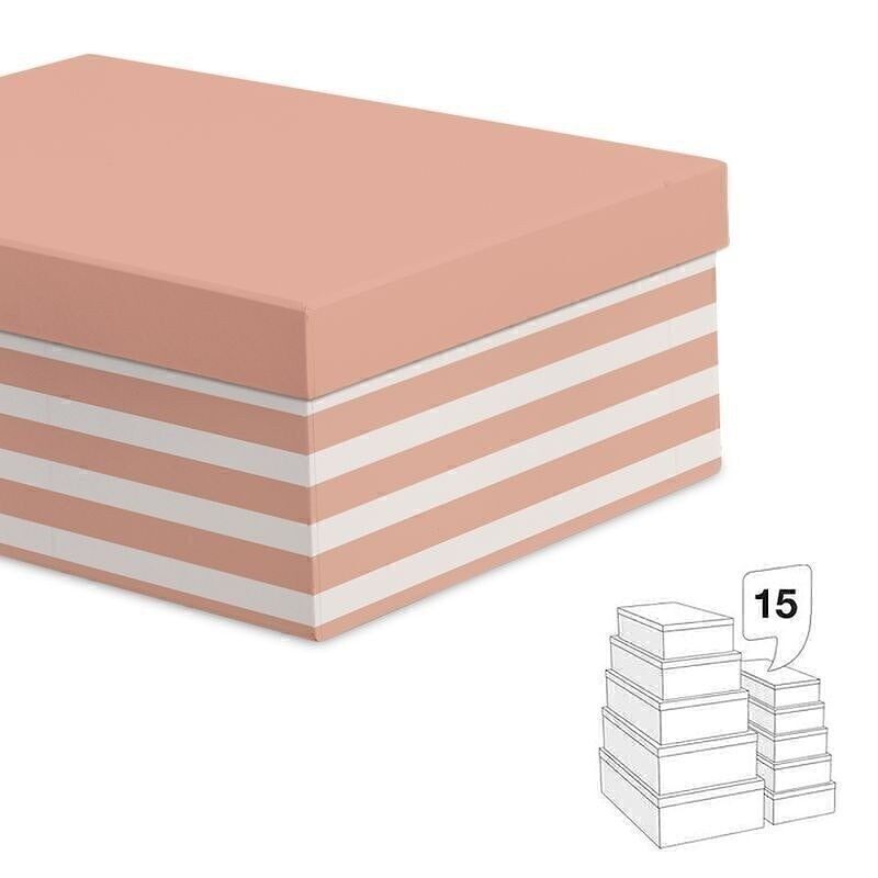 JUEGO 15 CAJAS RAYAS HH2847379
