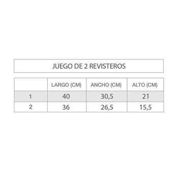 JUEGO 2 REVISTEROS NATUREL HH22212821 2