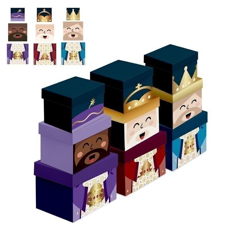 JUEGO 3 CAJAS REYES MAGOS 3M HH2847450