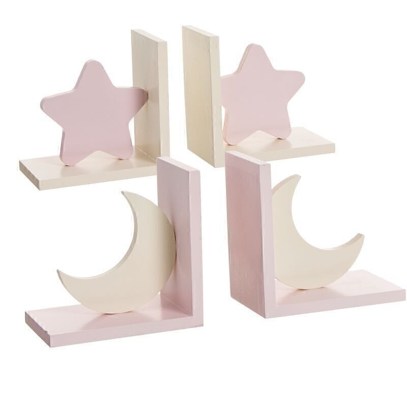 JUEGO DE 2 SUJETALIBROS INF.ROSA 2C HH2182726