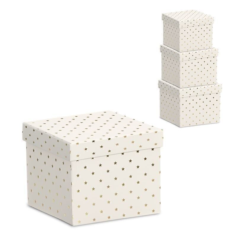 JUEGO DE 3 CAJAS CUAD.ESTRELLAS HH2847333