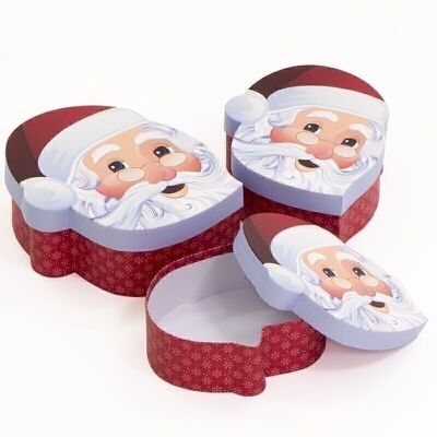 JUEGO DE 3 CAJAS PAPA NOEL HH30513170