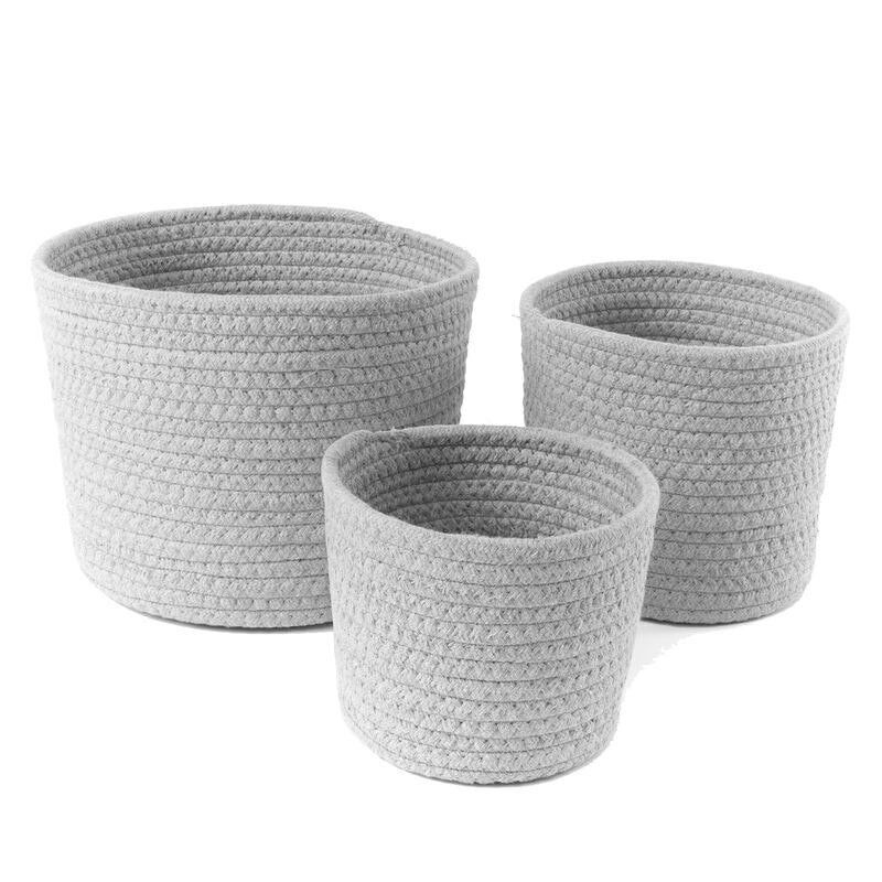 3-Kisten-Spiel Algodon Grau HH287374