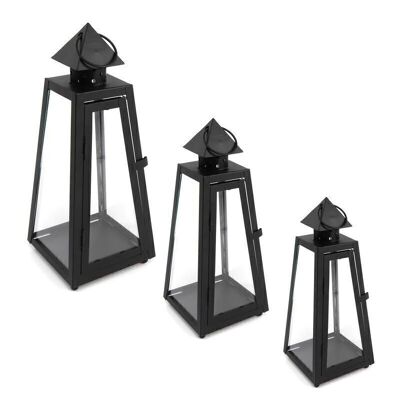 JEU DE 3 FAROLES NEGRO HH305142