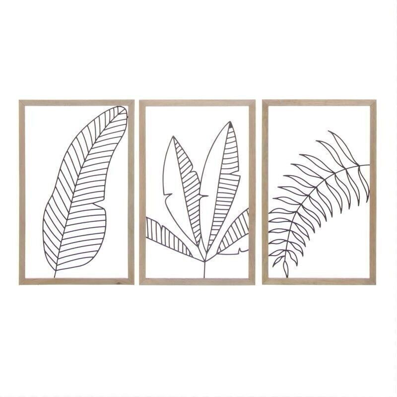 DEKORATIONSSPIEL MIT 3 PANEELEN AUS HOHEM HOLZ HH2836411