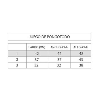 JEU DE 3 PONGOTODOS FILO BLANCO HH287362 2